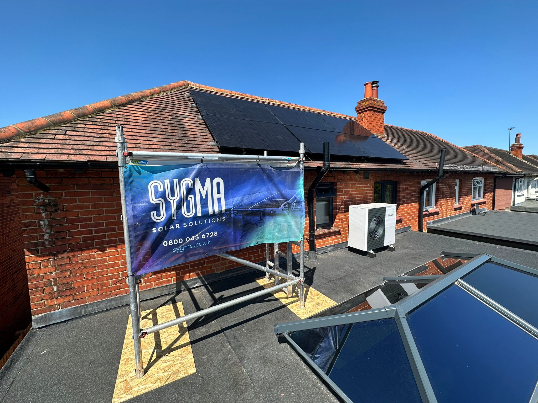 Residential solar installation